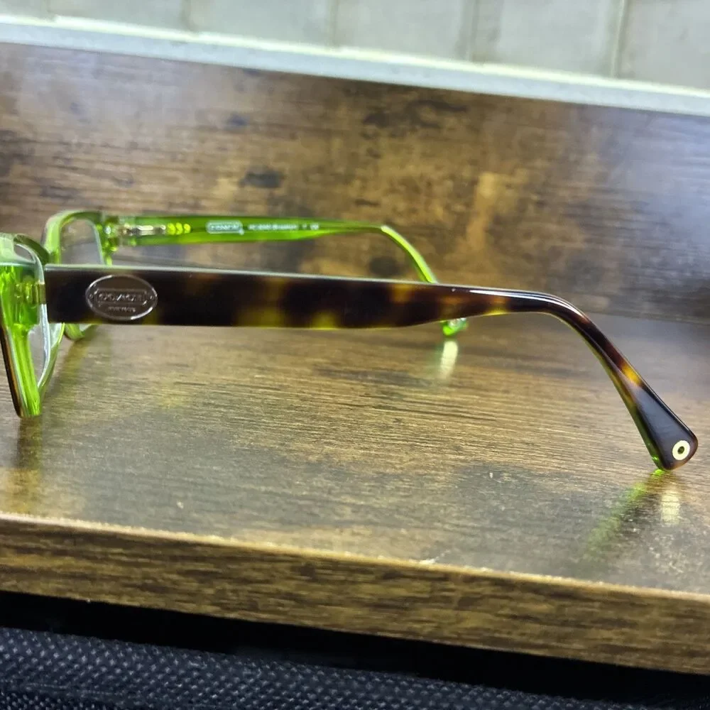 Coach Brooklyn 5117 Tortoise Green Eyeglasses Frames Only HC6040 5016135